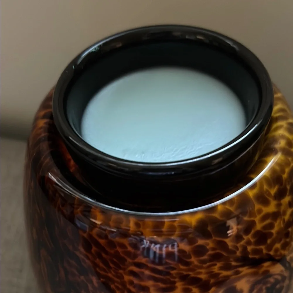 Scentsy Tiger's Eye Warmer Color Changing LED Hand Blown Art Glass Retired 31779